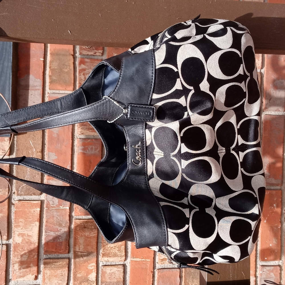 COACH SIGNATURE C PRINT BAG/PURSE/TOTE/ SHOULDER BAG